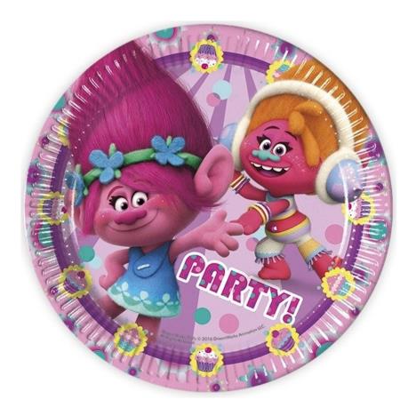 Trolls Paper Plates Pack of 8 £2.99